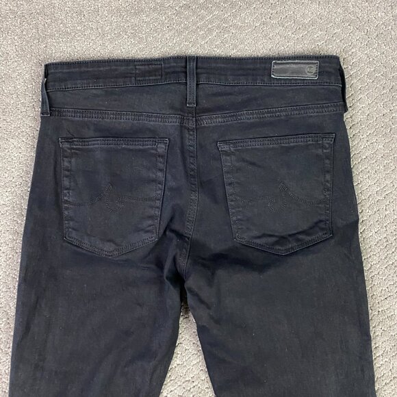 AG Adriano Goldschmied The Harper Essential Straight Jeans Women's 27R Black - Picture 5 of 14